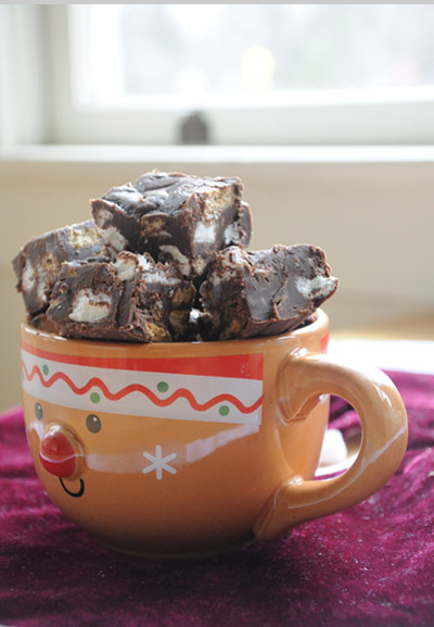 s'mores fudge